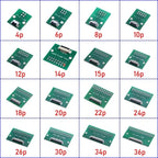 FPC FFC Flexible Cable Adapter Board 0.5mm Pitch Connector SMT to 2.54mm 4P/6P/8P/10P/12P/14P/15P/16P/18P/20P/22P/24P/26P/30P