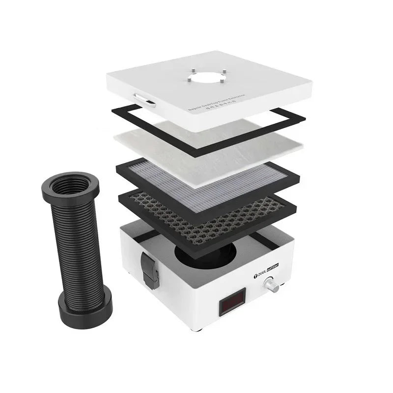 2UUL UuFilter Fume Extractor Soldering Smoke Fume Absorber For Mobile Phone Welding Repair Tool Welding Absorbing