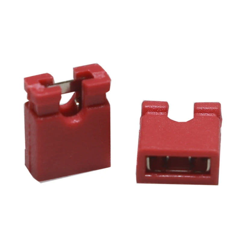 【300-100PCS】Pitch 2.54mm Pin Header Jumper Shorted Cap & Headers & Wire Housings Black Yellow White Green Red Blue For Arduino