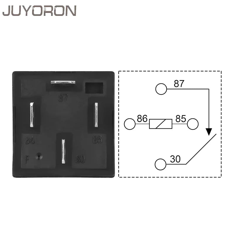 Car Relay 4/5Pin 12V 40A SPST Starter Waterproof Automotive Relay Switchs for Head Light Air Conditioner Auto Starters