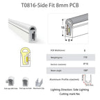 WS2812B WS2815 Neon Silica Gel Tube IP67 Waterproof Outdoor For WS2811 WS2813 SK6812 5050 Addressable RGB LED Strip