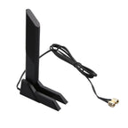 Tri-Band WiFi 6E Antenna 12dBi RP-SMA Magnetic Base for ASUS ROG GIGABYTE Gaming Motherboard 2.4/5.8/6GHz