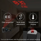 Weather Station Projection Alarm Clock In/Outdoor Color Screen Digital Thermometer Hygrometer Barometer Wireless Forecast Sensor
