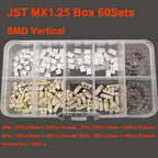 19 Type JST Box SH1.0/MX1.25/PH2.0/XH2.54/VH3.96/SM2.54/SYP Pitch Connector Terminal Kit  SMD/Straight/Right Angle Type DIY