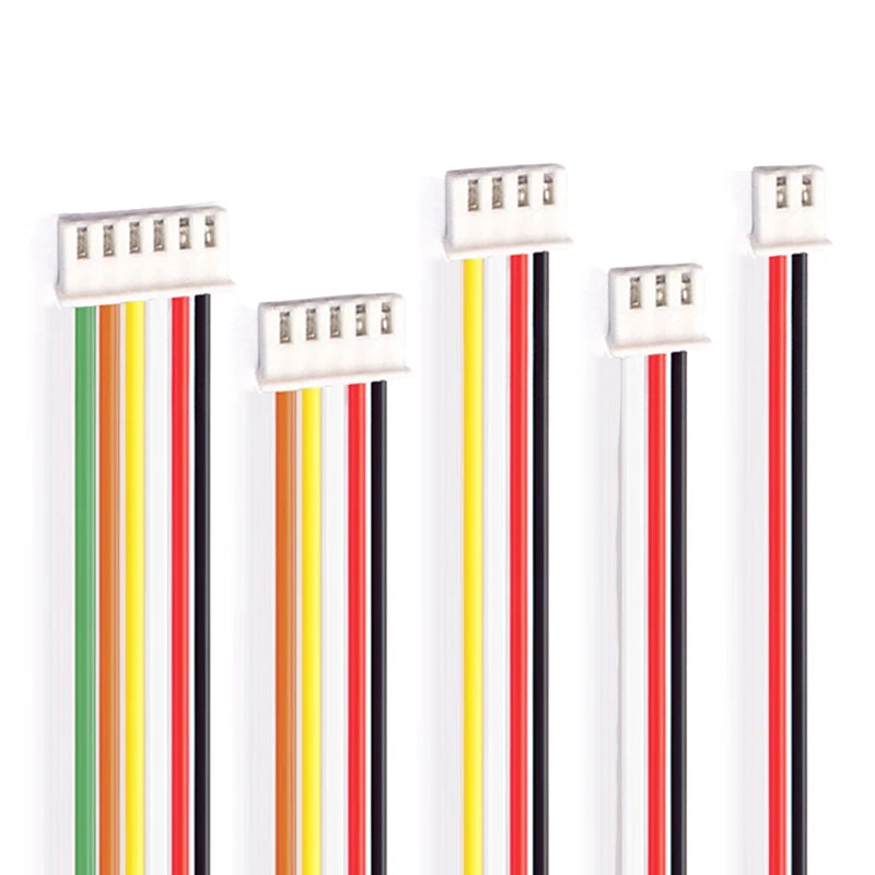 10PCS JST XH2.54 MX 2.54mm Wire Cable Connector 2/3/4/5/6/7/8/9/10/12 Pin 2.54MM Pitch Plug 10CM/20cm/30CM Wire Length 26AWG