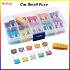 120Pcs Mini Profile Small Size Blade Car Fuse Assortment Set for Auto Car Truck Fusibles 12V 2.5/3/5/7.5/10/15/20/25/30/35A