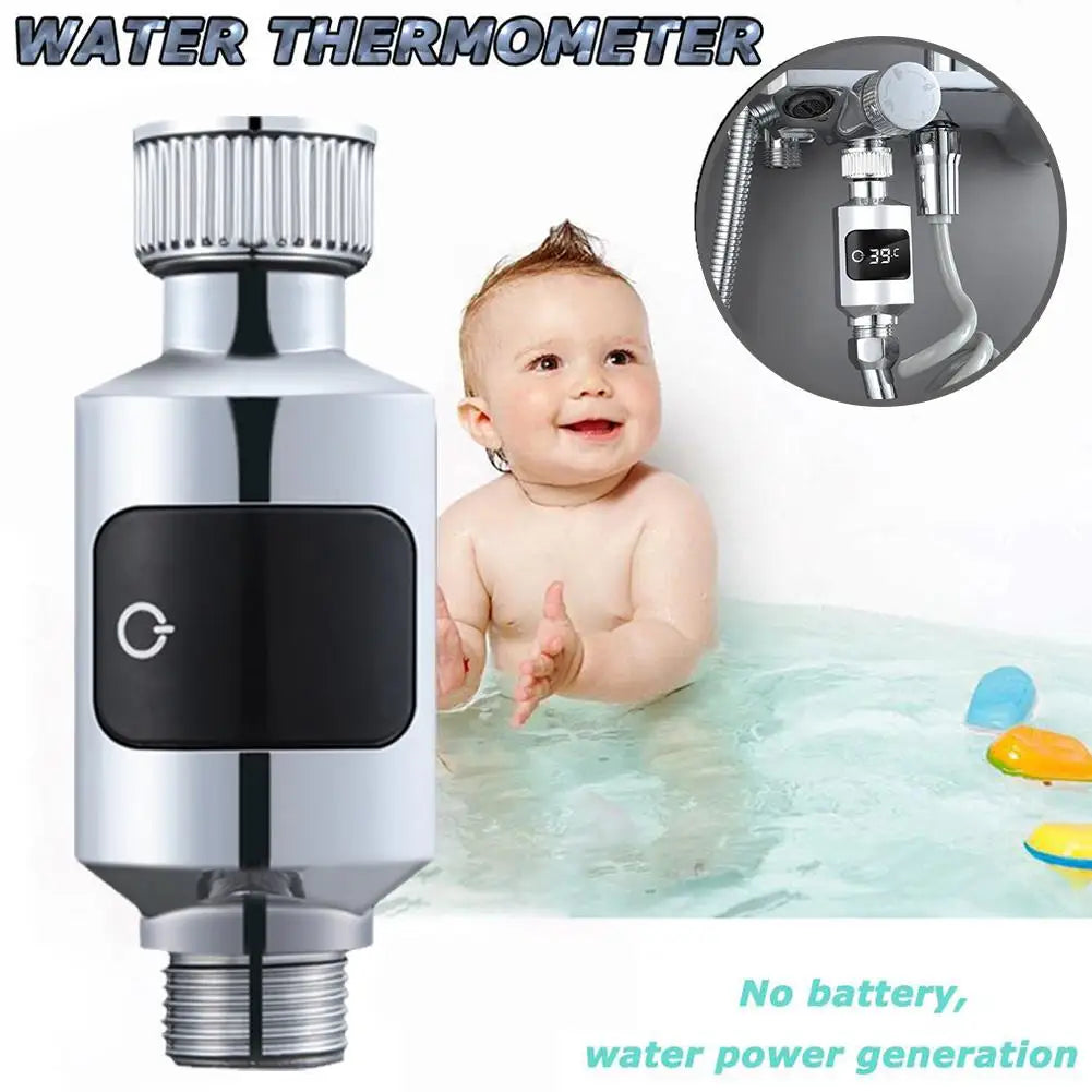 Shower Head Water Temperature Monitor Electricity LED Temperature Display Faucets Thermometer Shower Home Meter Water Bathi Z4Q7
