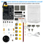 DIY Game Kit Retro Classic Electronic Production Kit Soldering Welding Tranning Set Snake Plane Racing Mini Pixel Game Console