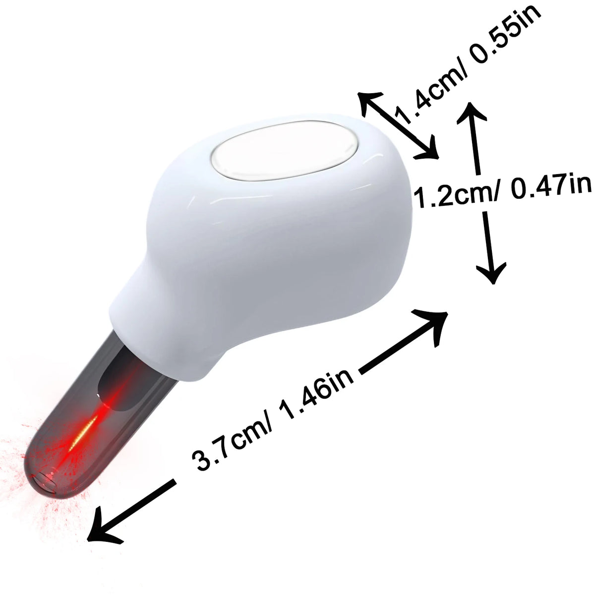 650nm Laser Ear Therapy Device | Tinnitus Relief Earplug for Otitis Media, Rhinitis & Sinusitis Care