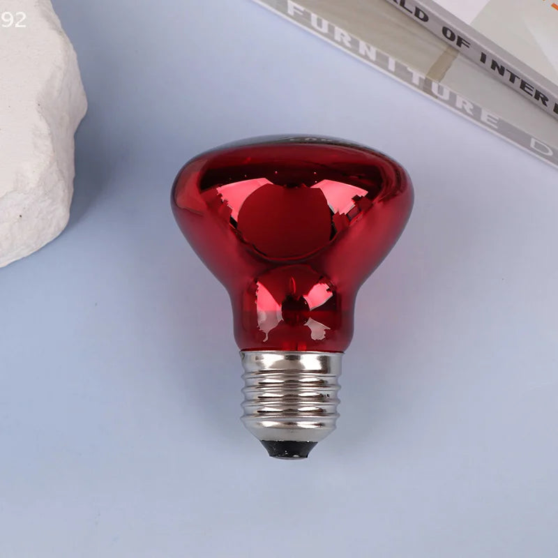 25/40/50/60/75/100W E27 UVA Poultry Bulb Infrared Night Light Day Poultry Heating Bulb For Plants Amphibians Reptile Pets
