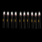 High Quality 10Pcs Neon Light Bulbs 4*10mm 5*13mm Main Power Indicator With Resistance 220V Red/Blue/Green
