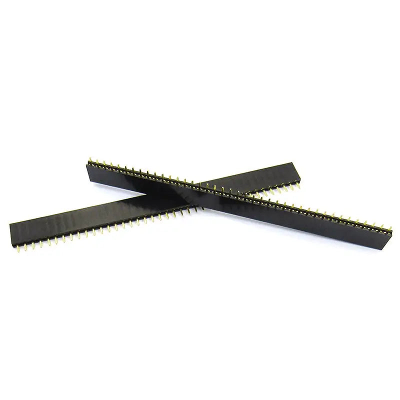 10PCS 2.54mm Pitch Single Row Female 2~13P PCB Socket Board Pin Header Connector Strip Pin Header