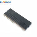 20pcs 2.54mm PC104 Double Row Extra 2.5/5/7.5mm Spacer Elevated Extended High Plastic Industrial 2.5mm PCB Female Header Socket