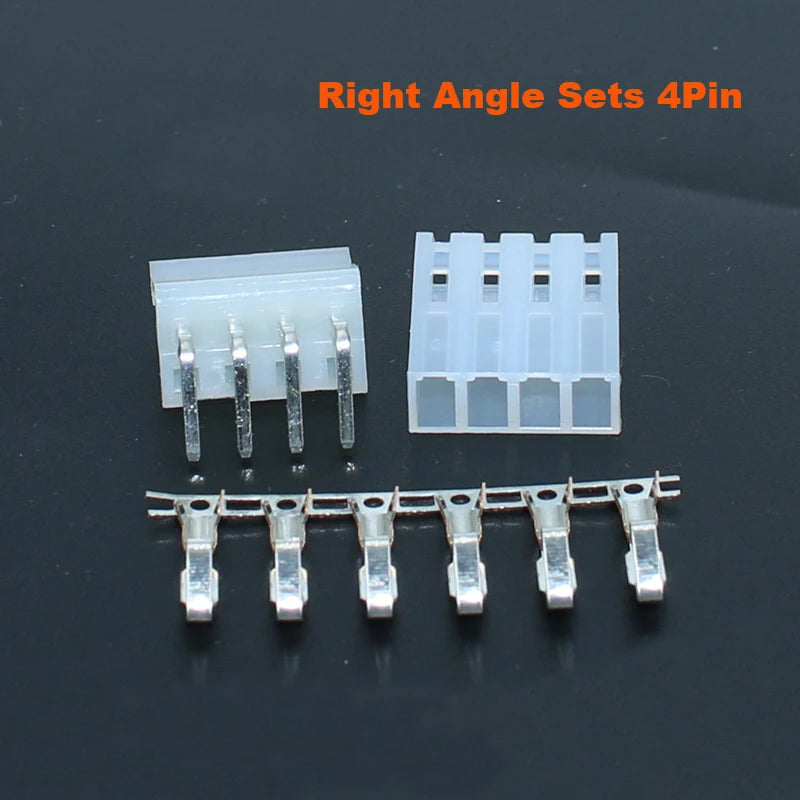 20Sets CH3.96-2Pin 3/4/5/6Y/A/T 20pcs Straight Vertical Male Pin Wafer+ 20pcs Female Housing + Terminal PCB to Wire Connector