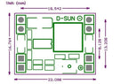 5pcs MP1584EN DC-DC 3A Adjustable Step-Down Buck Converter Module 24V to 12V 9V 5V 3V for Arduino DIY