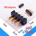 20Pcs Blade Male Battery Connector 2.5 MM Pitch 2 3 4 5 6 7 8 9 10 11 Position Right Angle Through Holes Straight PCB Header