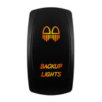 12V-24V Orange Led Rocker Switch Waterproof 20A Amber Light SPST DPDT Toggle Key for Car Boat ATV Camper Motorhome Auto Machine