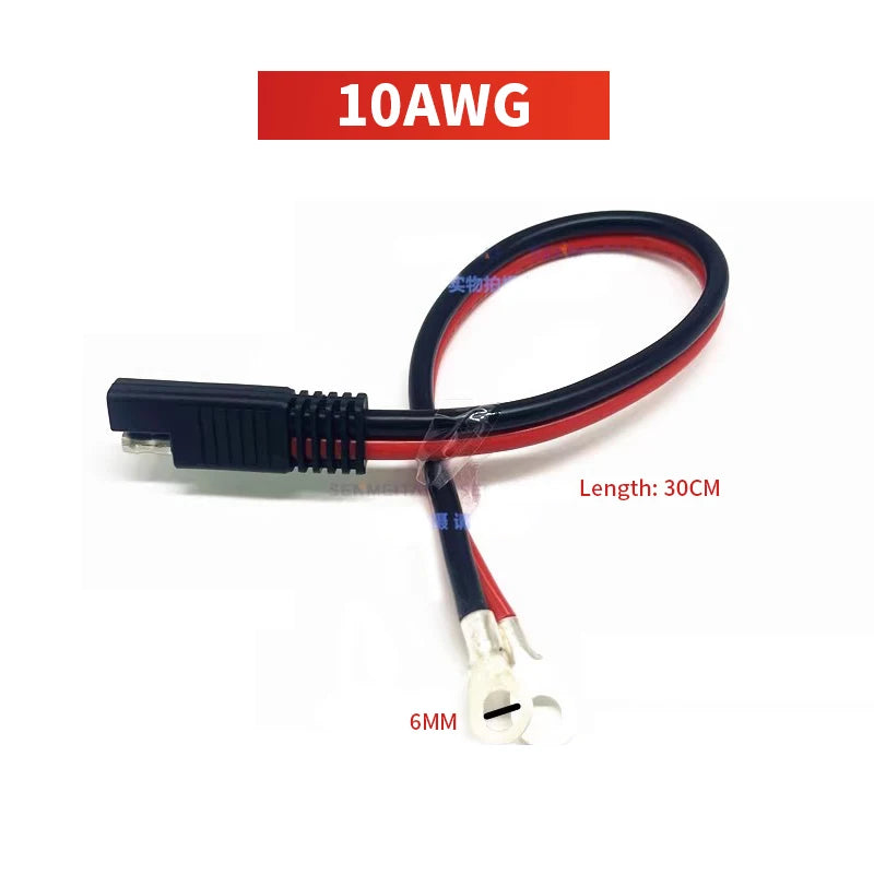SAE 10/14AWG Male Female Single Ended Signal Extension Cable Quick Disconnect Plug Cable For Solar Electrical Equipment Supplies