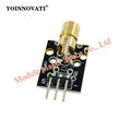 KY-008 650nm Laser sensor Module 6mm 5V 5mW Red Laser Dot Diode Copper Head for