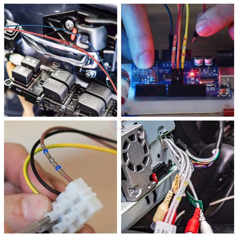 Waterproof Solder Seal Heat Shrink Butt Connectors Lug Terminals Insulated Electrical Wire Homework Equipment Heat Shrink Tube