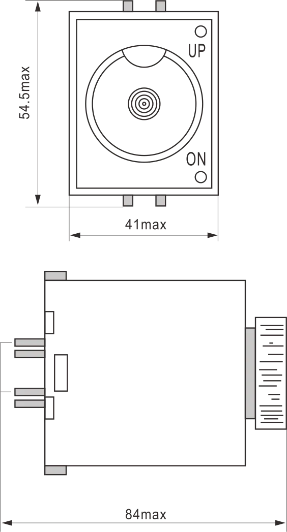 Samwha-Dsp ST3P On Delay Multifunctional Time Relay With Socket AC Power Supply