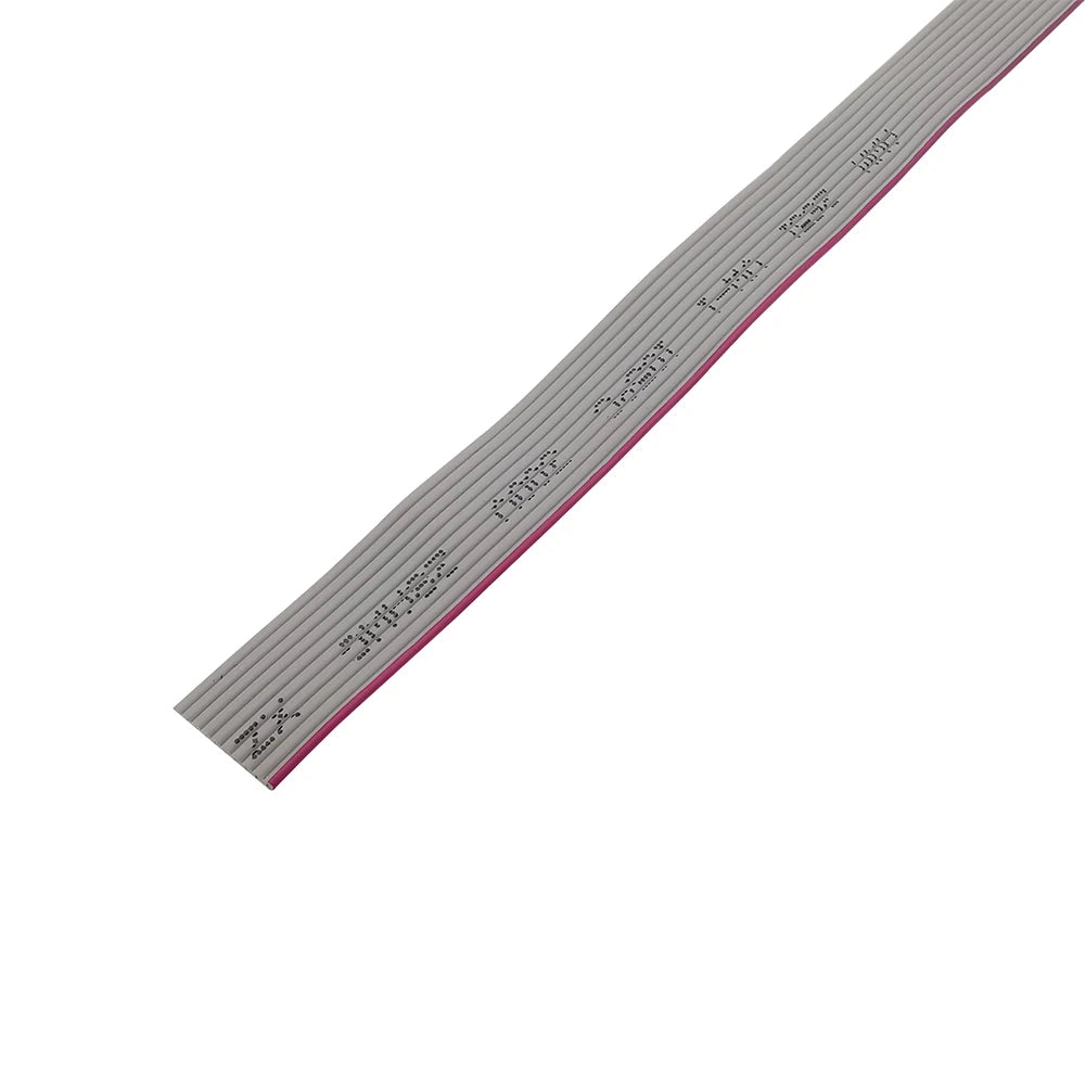1/2/5Meter 6P/8/10/12/14/16/20/26/30/34/40/50/60 Pin 1.27mm Pitch Gray Flat Ribbon Cable 28 AWG Wire For 2.54mm FC IDC Connector