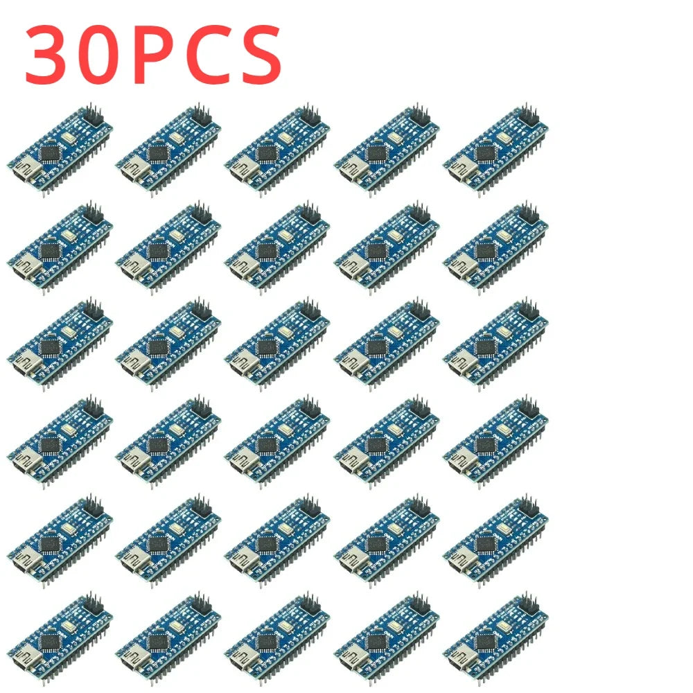 5 - 100 PCS Mini Nano 3.0 With the Bootloader Compatible Nano Controller for Arduino CH340 USB Driver 16Mhz ATMEGA328P
