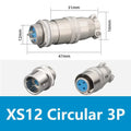 5/20PCS XS12 Connector 12mm Push-pull Circular Quick Connector 2pin 3/4pin5pin6pin7pin 3A 250V Male and Female Plug