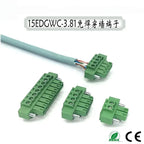 1Set 15EDGWC Pitch 3.81mm 2P/3P/4P/5P/6P/8P/9P/10P/11P/12P Pluggable Terminal Block Connector Solderless Wiring Plug Connectors