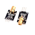 10PCS KY-008 650nm Laser sensor Module 6mm 5V 5mW Red Laser Dot Diode Copper Head For Arduino KY-008