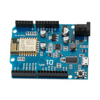 ESP-12E WeMos D1 UNO R3 CH340 CH340G WiFi Development Board Based ESP8266 Shield Smart Electronic PCB For Arduino Compatible IDE