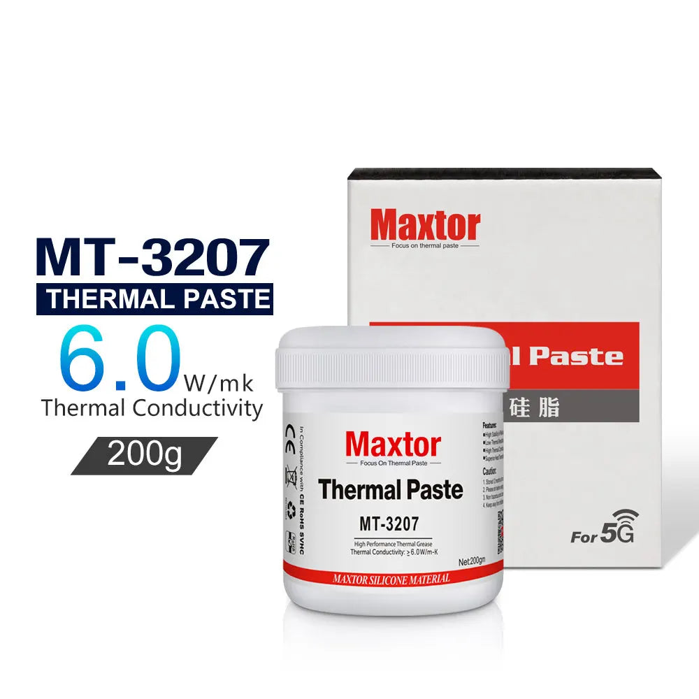 11.2W/mk Maxtor Thermal Paste Grease for AMD Intel Processor CPU Cooler Computer Cooling Fan VGA GPU Compound Heatsink Plaster