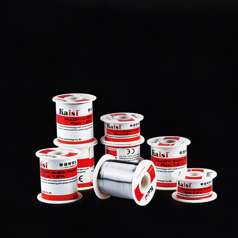 40g/140g 0.3/0.4/0.5/0.6mm Lead Low Melting Point Solder Wire Sn60Pb40 Flux 1.2% High Purity Rosin Tin Wire Mobile Phone Repair