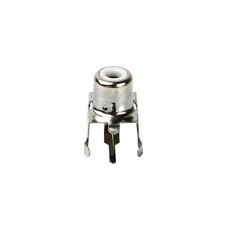 5/10Pcs RCA AV With The Core Socket Hole Seat PCB Soldering Audio Video Jack Lotus Seat AV1-8.4-3B White/Yellow/Red