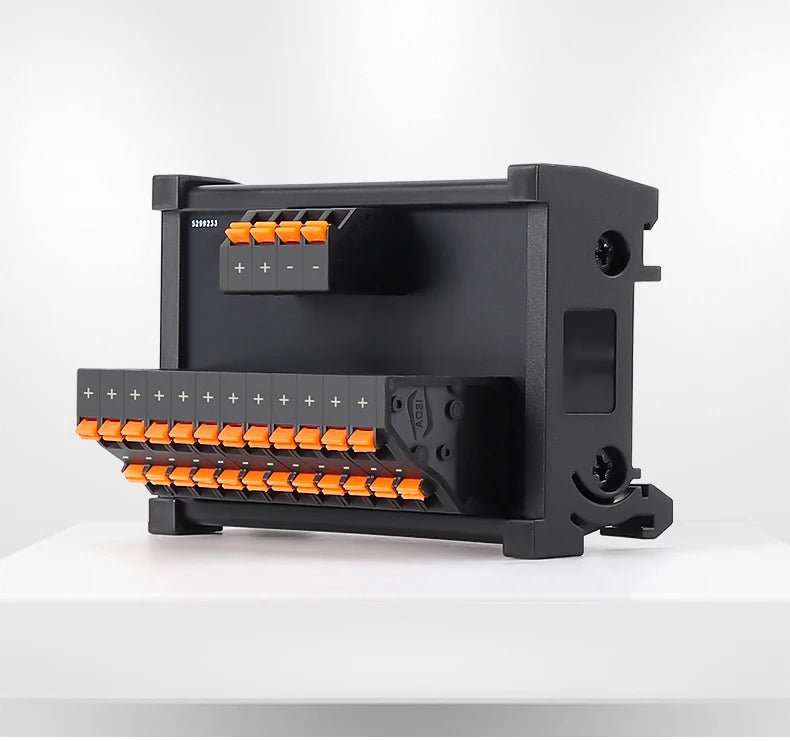 ENMG Spring Terminals Save Wiring Split Terminal Block ECTB 10A Power Splitter PLC Terminal Block One to One 10~64
