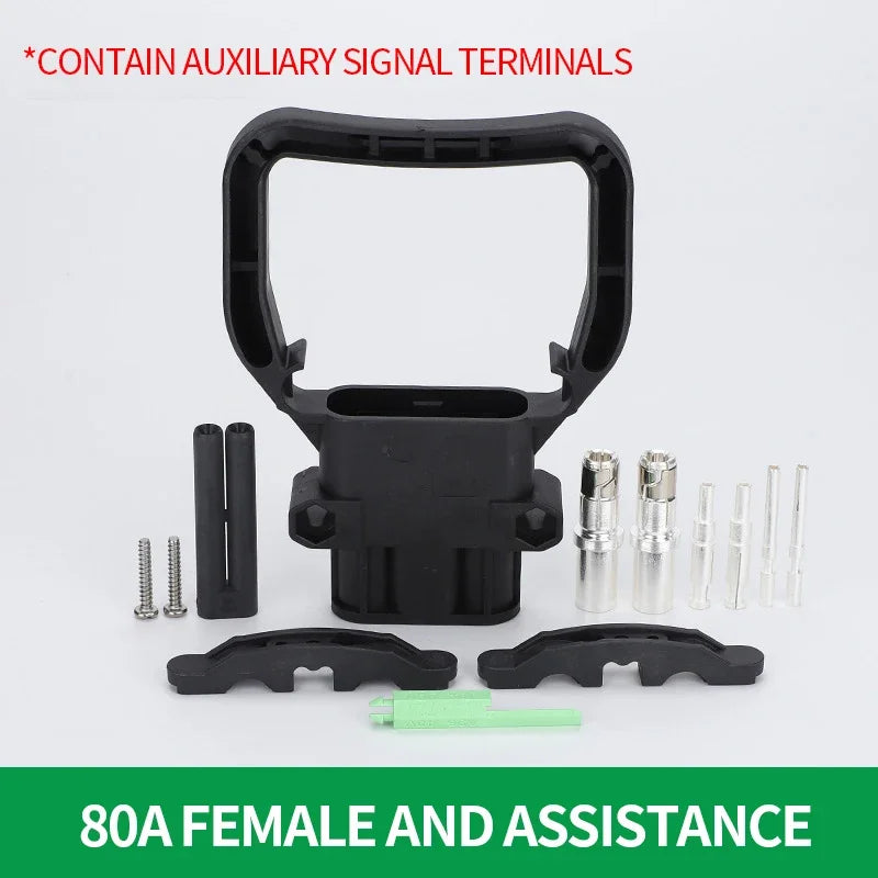 1/5/20Sets REMA Type Forklift Male And Female Plug 80a160a320a High Current Battery Battery Charging Connector
