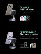UGREEN UNO Qi2 15W Magnetic Wireless Charger Charging Stand With Cable  For iPhone 16 17 Pro Max For MagSafe Fast Charger