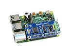 Waveshare RS485 CAN HAT For for  for Raspberry Pi 5/4B/3B/Pi Zero/Zero, Allows Stable Long-Distance Communication via RS485/CAN