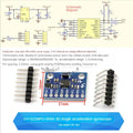 GY-521 MPU6050 Module 3D Angle Sensor 6DOF Three Six Axis Accelerometer Electronic Gyroscope