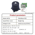F9P/UM980/UM981/UM960/M20 GPS Antenna with Compass IST8310&RM3100 for Drone RTK Module Precision Agriculture Auto-Survey Mapping