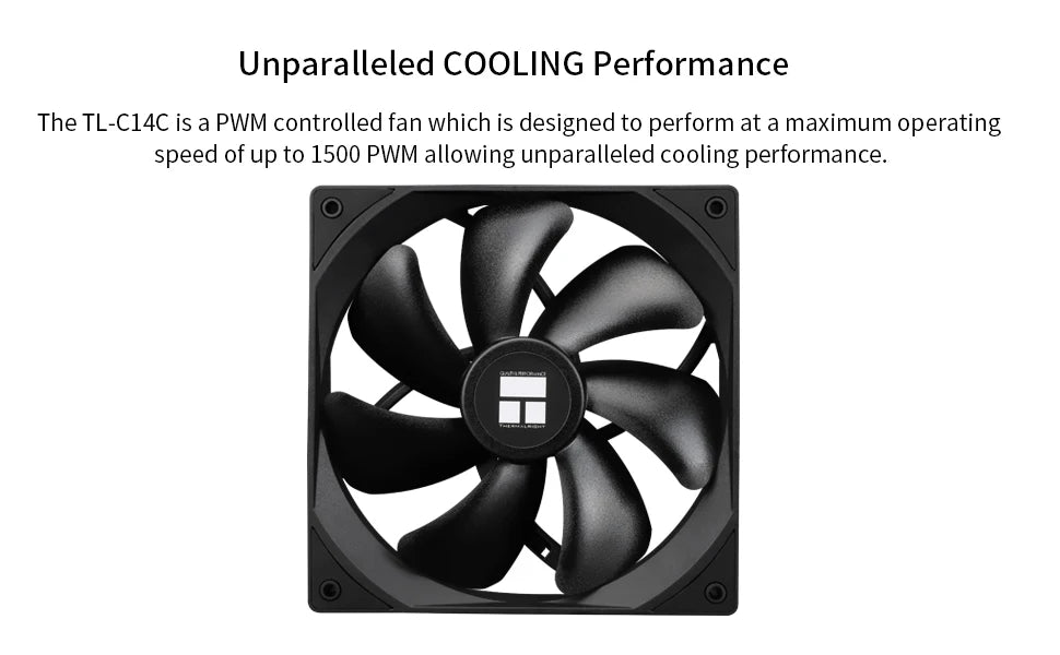 Thermalright 140mm Case Fan TL-C14/C14C/C14C-S/C14CW/C14CW-S CPU Cooling Fan ARGB 140mm Balance Fan Balance Performance Fan