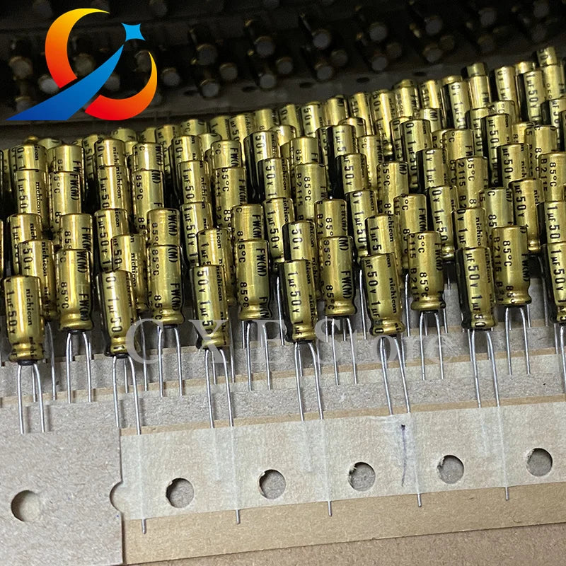 10pcs NICHICON FW Series 6.3V 16V 25V 35V 50V 63V 100V 1UF 10UF 220UF 470UF 1000UF Electrolytic Capacitors HIFI Audio Capacitor