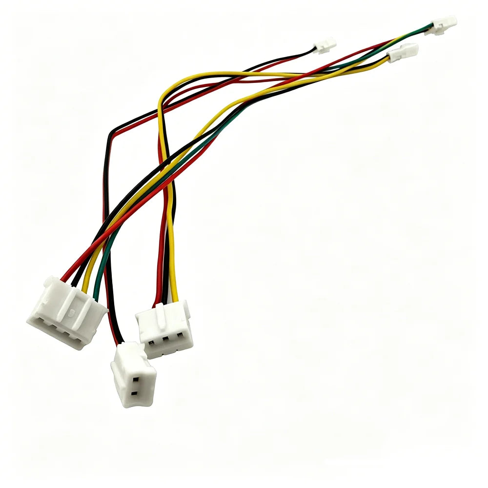10pcs Mx1.25 Male to Ph2.0 Female Terminal Wire Adapter Cable SH 1.25 Male  To 2.0mm Female Convert Extension Cable 2p 3p 4p