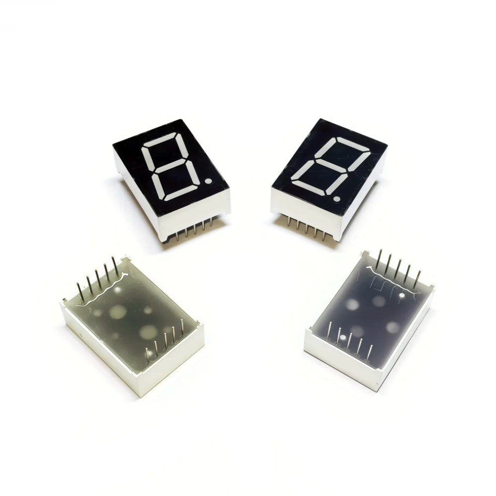 10PCS 0.8 inch 1-digit digital tube 20mmX27.7mm digital display screen "8" high 20.4mm 7-segment digital tube 8106 series 8102