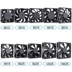 GDSTIME Dual 40mm 50mm 60mm 80mm 92mm 120mm 140mm DC 5V Powered USB Fans with 2 in 1 USB Cable for AV Receiver DVR Cooling