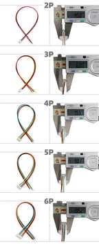 10PCS 1.0 1.25 1.5 2.0 2.54 SH/JST/ZH/PH/XH 1.0MM 1.25MM 1.5MM 2.0MM  2.54MM 2PIN/3/4/5/6/7/10P Female Plug Connector With Wire