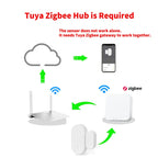 Tuya Zigbee 3.0 Smart Door Sensor Magnetic Window Entry Security Alarm for Z2M Smart Life Alexa Google Home for Home Security