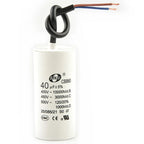 CBB60 Motor Start Capacitor for Washing Machine, Spin Dryer, Water Pump 4/5/6/8/10/12/20/100UF
