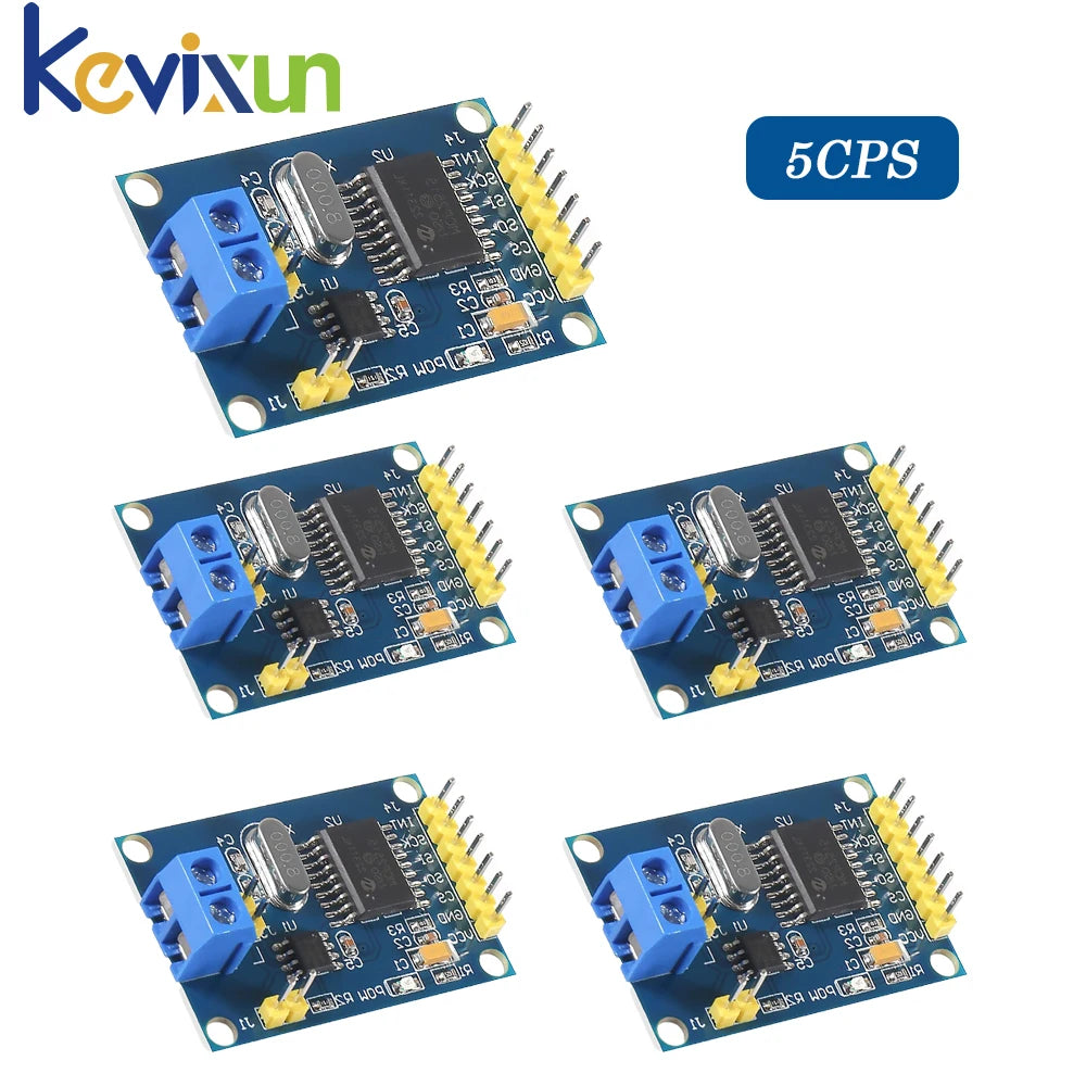 1-10pcs MCP2515 CAN Bus Module Board TJA1050 Receiver SPI For 51 MCU ARM Controller NEW