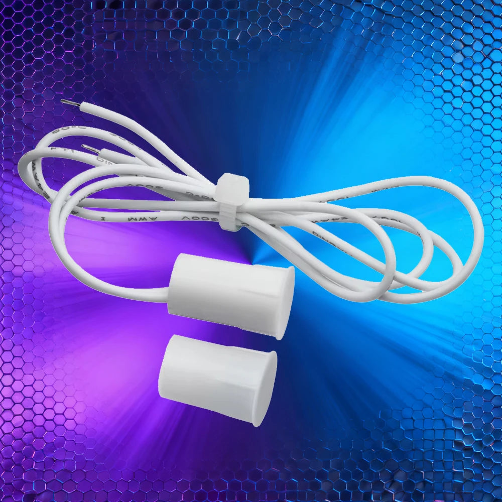 1 Pair Home Security Magnetic Door/Window Alarm Sensor - RC-33/MC-33 Recessed Reed Switch (DC 100V 300mA)